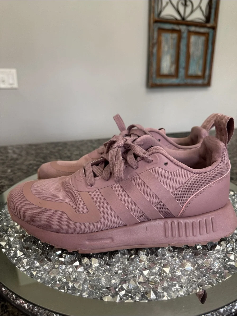 adidas Mauve Pink Runner athletic Sneakers M6 W8